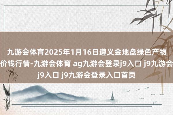 九游会体育2025年1月16日遵义金地盘绿色产物来回有限公司价钱行情-九游会体育 ag九游会登录j9入口 j9九游会登录入口首页