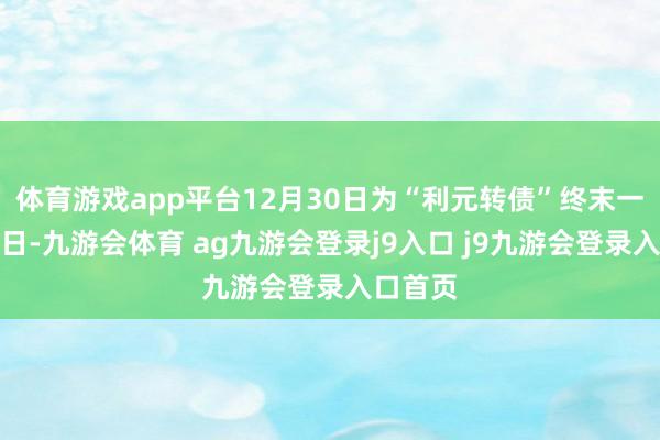 体育游戏app平台12月30日为“利元转债”终末一个转股日-九游会体育 ag九游会登录j9入口 j9九游会登录入口首页