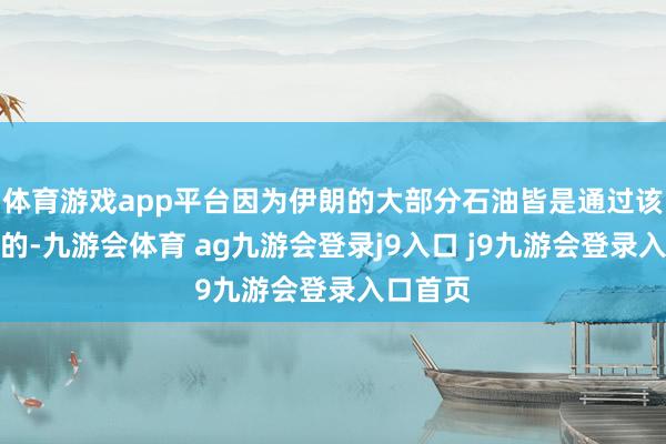 体育游戏app平台因为伊朗的大部分石油皆是通过该岛出口的-九游会体育 ag九游会登录j9入口 j9九游会登录入口首页